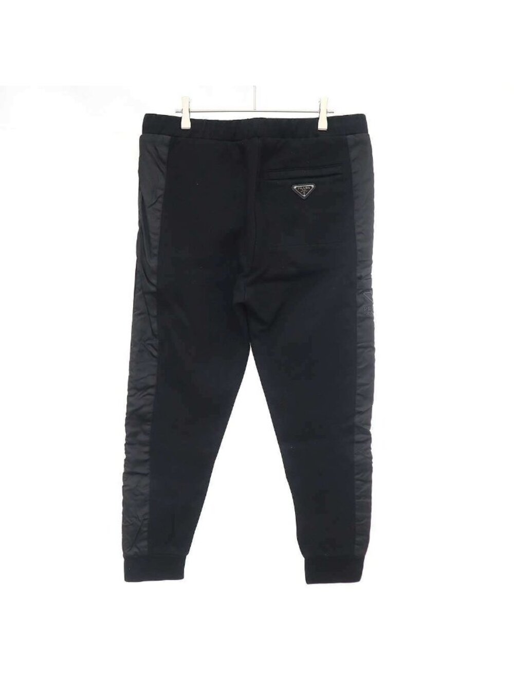 Prada Re-Nylon Line Sweat Pants Black M
